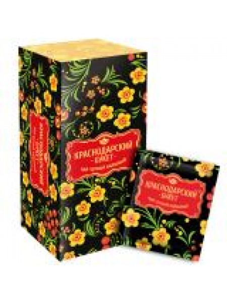 Чай черный байховый ТМ "Краснодарский букет" 25*2гр. 1*22 Чай черный байховый ТМ "Краснодарский букет" 25*2гр. 1*22